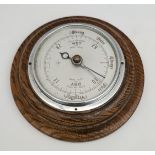 Vintage Circular Wall Barometer