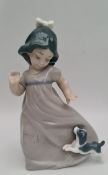 Vintage Lladro Figures 7 inches tall