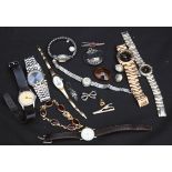 Vintage Parcel of Costume Jewellery and Wrist Watches