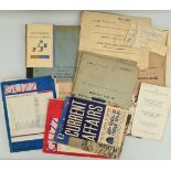 Parcel of WWII Military Naval Paperwork