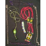 Vintage Costume Jewellery Beadwork Necklaces etc