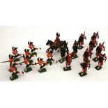 Vintage Britain's Metal Toy Soldiers Assorted Scottish 19 in Total