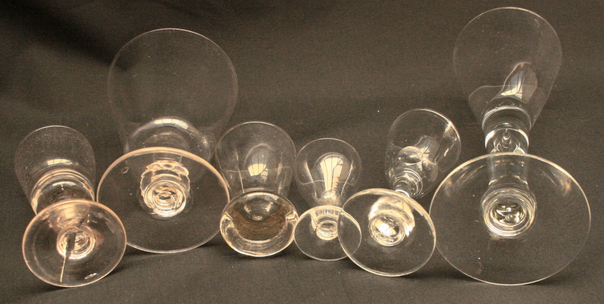 Antiques assortment of Six Drinking Glasses - Image 3 of 5