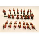 Vintage 22 Britains Cast Metal Toy Soldiers 6cm Tall