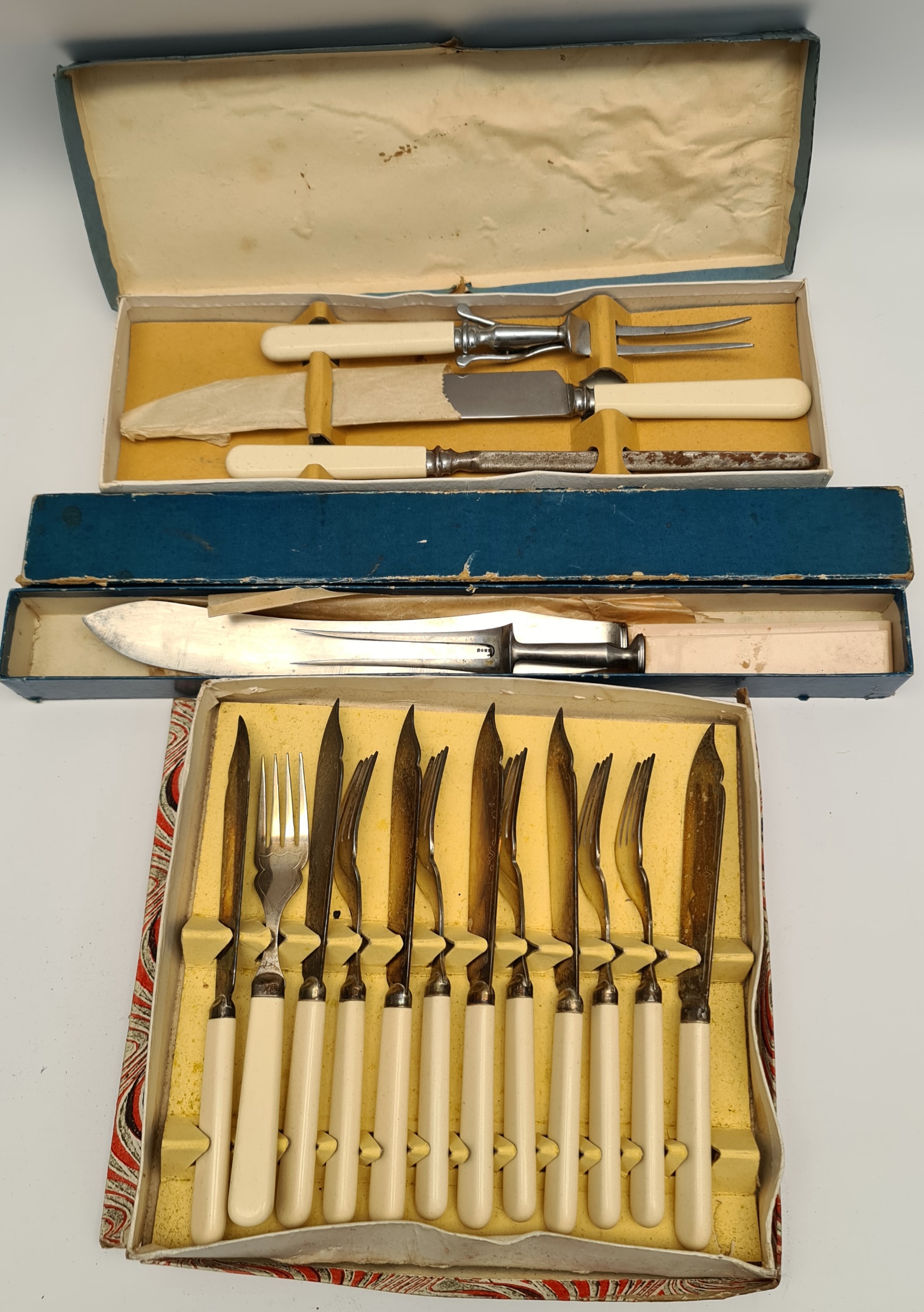 Vintage 3 Boxes of Flatware