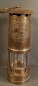 Vintage Brass Miners Safety Lamp Cambrian 13506