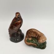 Vintage Beneagles Whisky Miniature Beswick Otter & Eagle