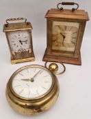 Three Brass Clocks