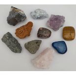 Collection of 10 assorted Geological Rock Samples