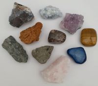 Collection of 10 assorted Geological Rock Samples