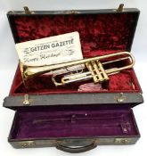 Vintage Musical Instrument Trumpet in Case & Spare Case