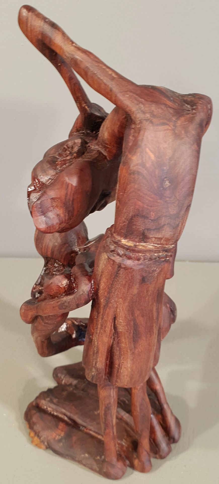 Vintage African Wooden Carved Sculpture Signed to The Base - Image 2 of 4
