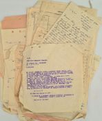 Parcel of WWII Military Naval Paperwork Includes Suicide Report