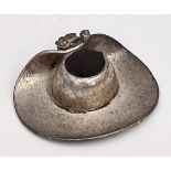 Vintage Base Metal Hat Shaped Pin Cushion