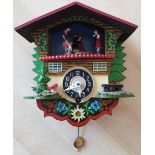 Vintage Small Novelty Wooden Wall Clock