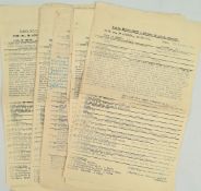 WWII Naval Documents Relating to Rescue Motor Launch 550 c1944