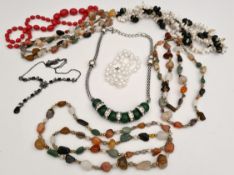 Vintage Parcel Costume Jewellery Includes Agate