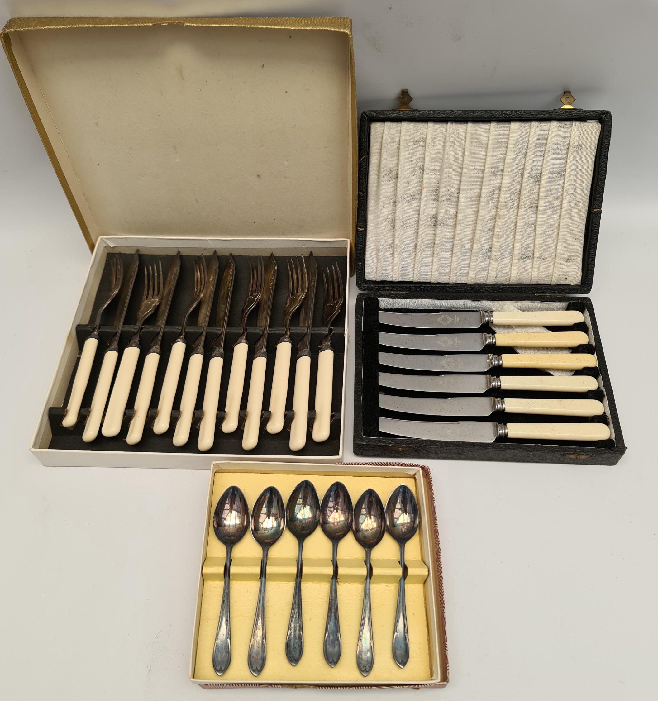 Vintage 3 Boxes of Flatware