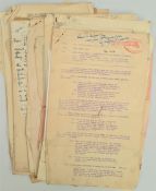 Parcel of WWII Naval Military Paperwork Some Marked Confidential