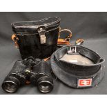 Vintage British Rail Cap & Russian Binoculars