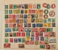 Antique Parcel of 120 USA Postage Stamps
