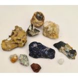Collection of 10 assorted Geological Rock Samples & Crystals
