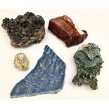 5 Assorted Large Geological Rock & Crystal Samples