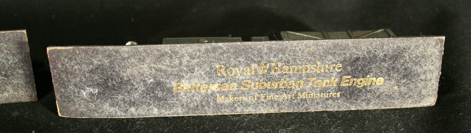 Vintage 3 x Collectable Royal Hampshire Pewter Train Models - Image 4 of 4