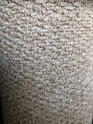 pasha light beige 5m x 4m (16ftx13ft) polypropylene loopcontract feltback carpet