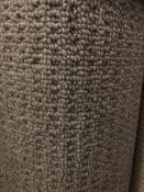 Seattle grey 4m x 3/1m (13ftx 10ft 2in ) polypropylene loopcontract hessianback carpet