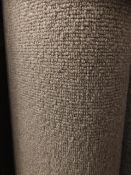 oxford dark beige 5.5m x 4m (18ft x 13ft ) polypropylene loopcontract Hessian back carpet