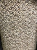 Sweethome Beige 4M X 3.5M (12Ft X 11Ft5In ) Polypropylene Loopcontract Hessian Back Carpet