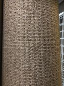 Seattle beige 5m x 4m 16ft 4in x 13ft polypropylene loopcontract feltback carpet