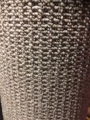 Seattle grey 5.9m x 4m (19ft3in x 13ft ) polypropylene loopcontract feltback carpet