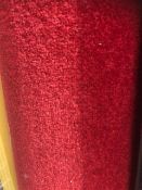 Vantage Red 4.5M X 4M (14Ft9In X 13Ft) Polypropylene Twist Pile Feltback Carpet