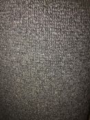 oxford steel grey 5.3m x 4m (17ft 3in x 13ft) polypropylene loopcontract hessian back carpet