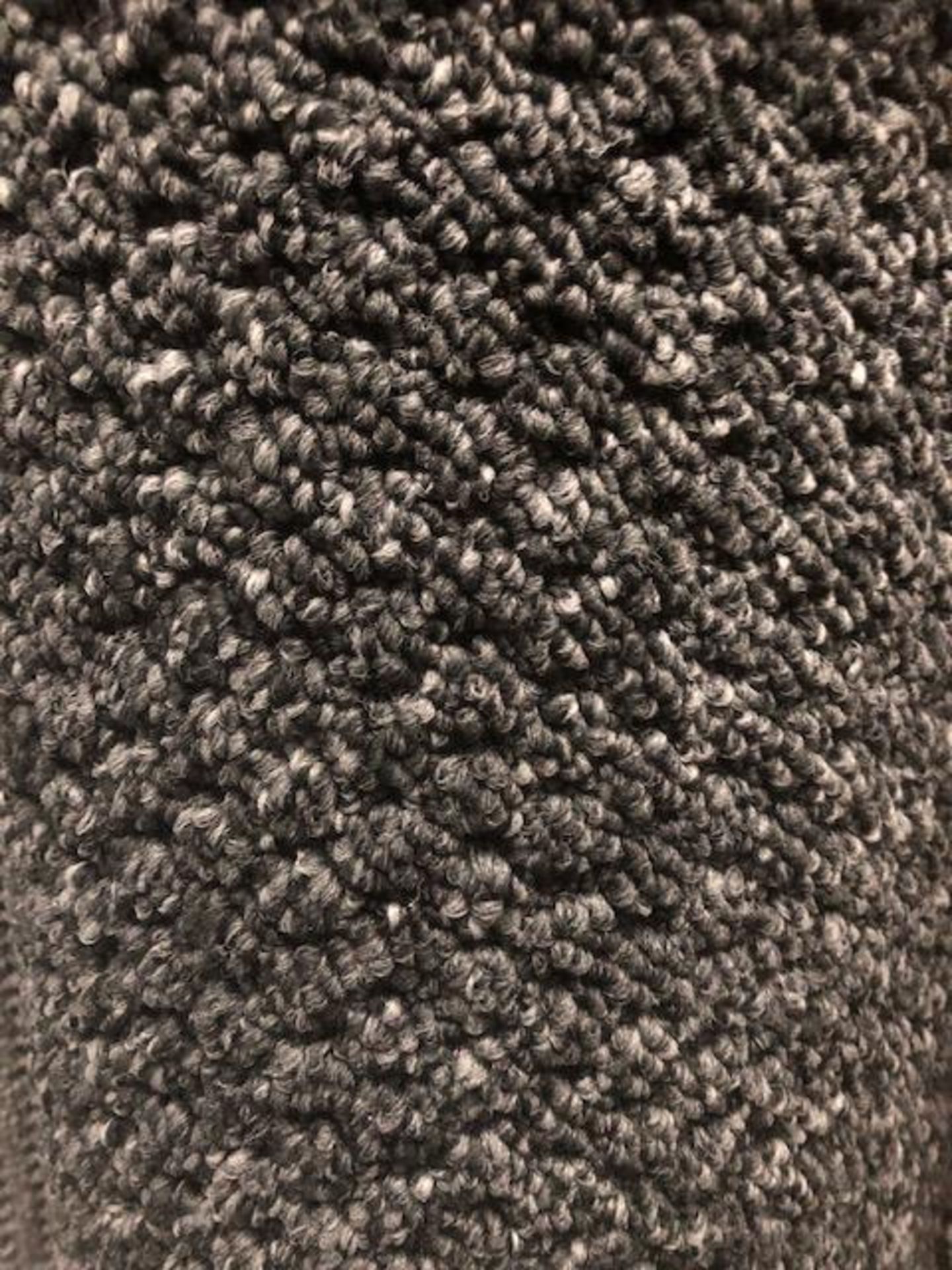 Sweet Home Anthracite 6M X 4M (19Ft 8In X 13Ft ) Polypropylene Loop Contract Hessian Back Carpet