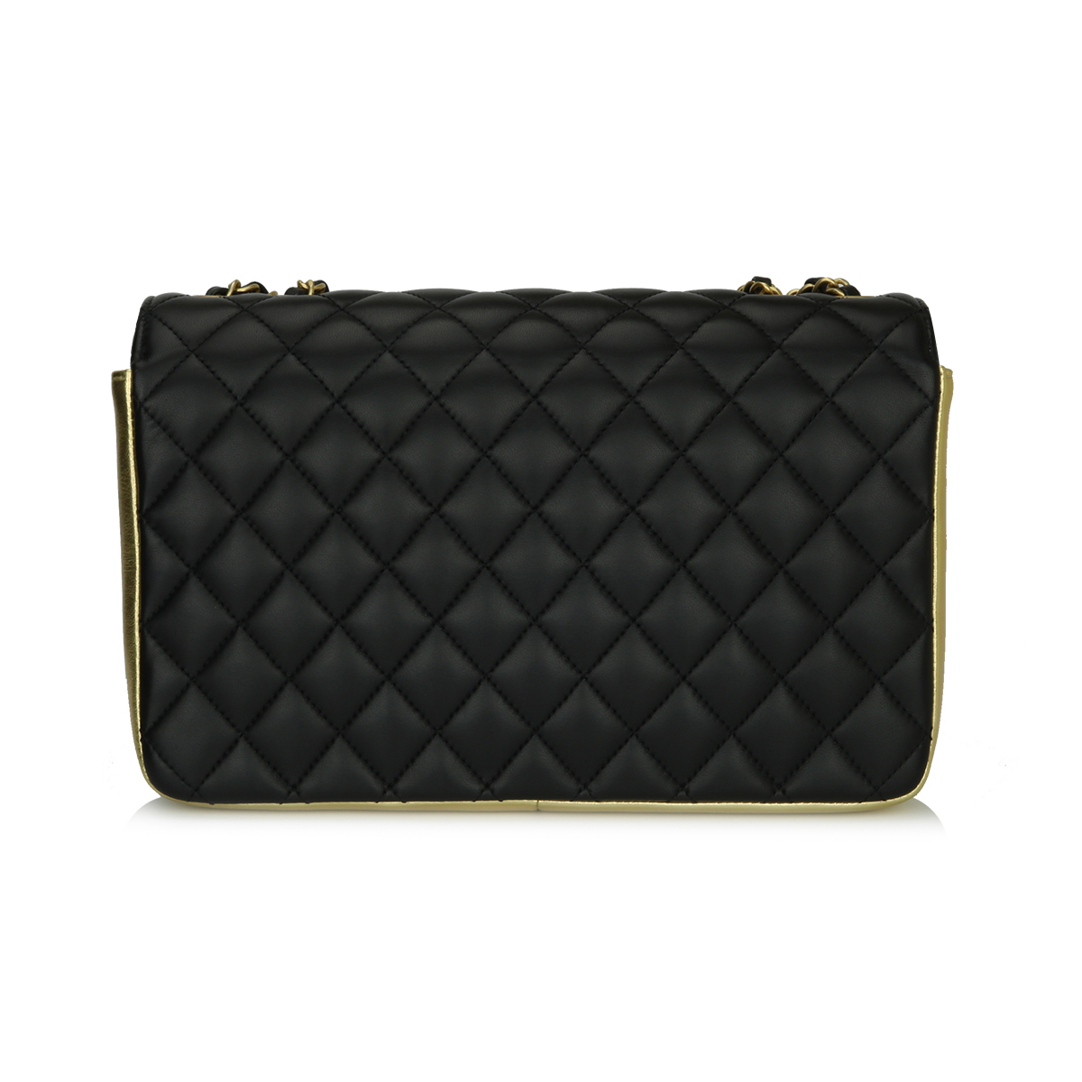 Chanel CC Chic Flap Black Gold Lambskin Brushed Gold Hardware 2019 - Image 4 of 5