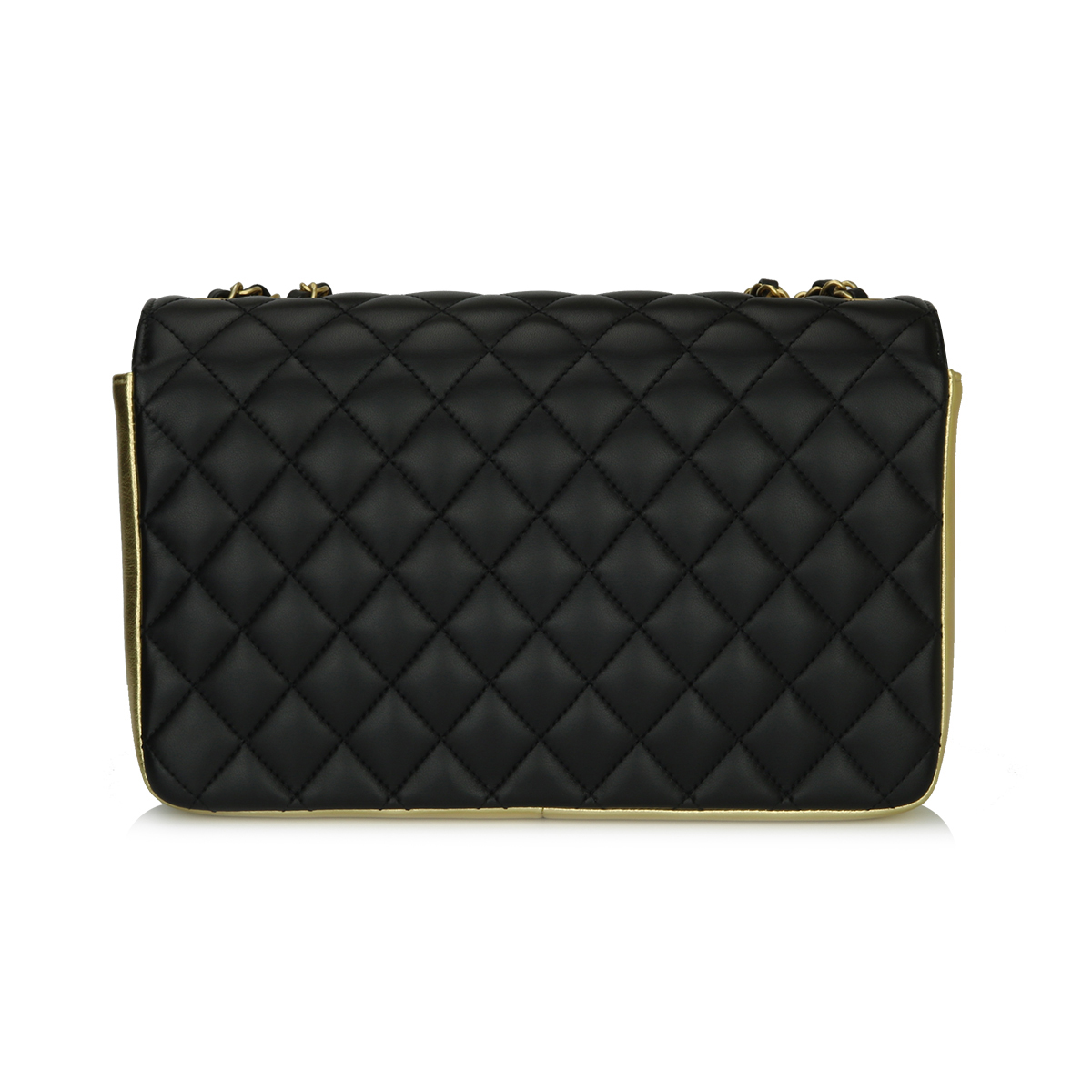 Chanel CC Chic Flap Black Gold Lambskin Brushed Gold Hardware 2019 - Bild 4 aus 5