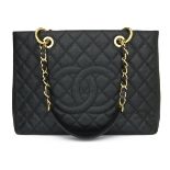 Chanel Grand Shopping Tote [GST] Black Caviar Gold Hardware 2012