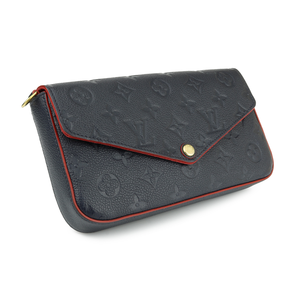 Louis Vuitton F_licie Pochette Marine Rouge Monogram Empreinte Leather Gold Hardware 2018 - Bild 4 aus 5