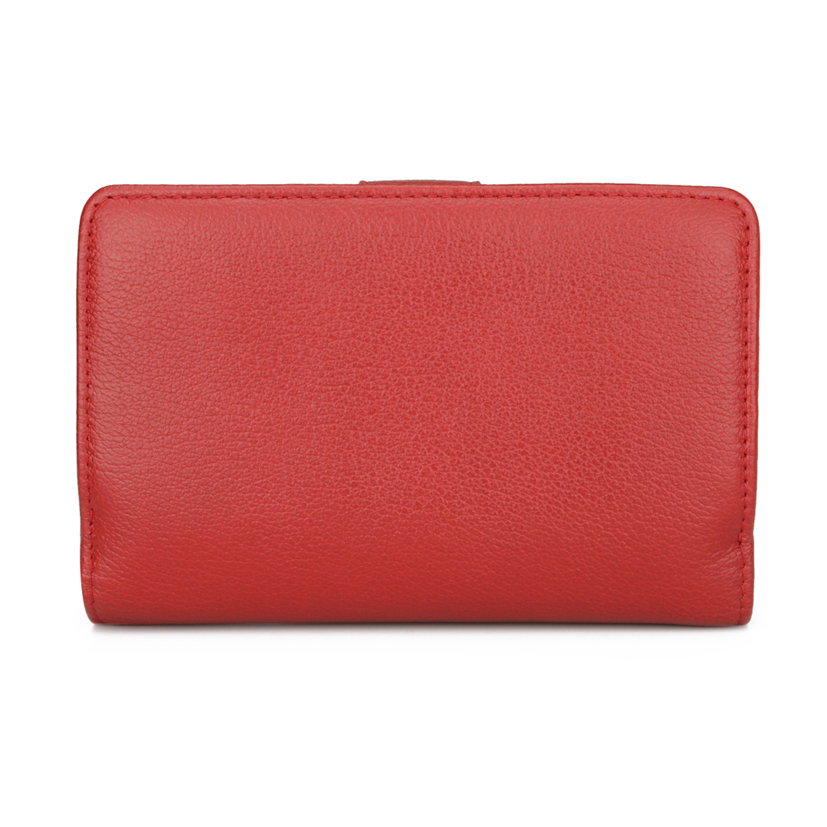 Chanel L-Zip Pocket Wallet Red Calfskin Silver Hardware 2011 - Bild 3 aus 5