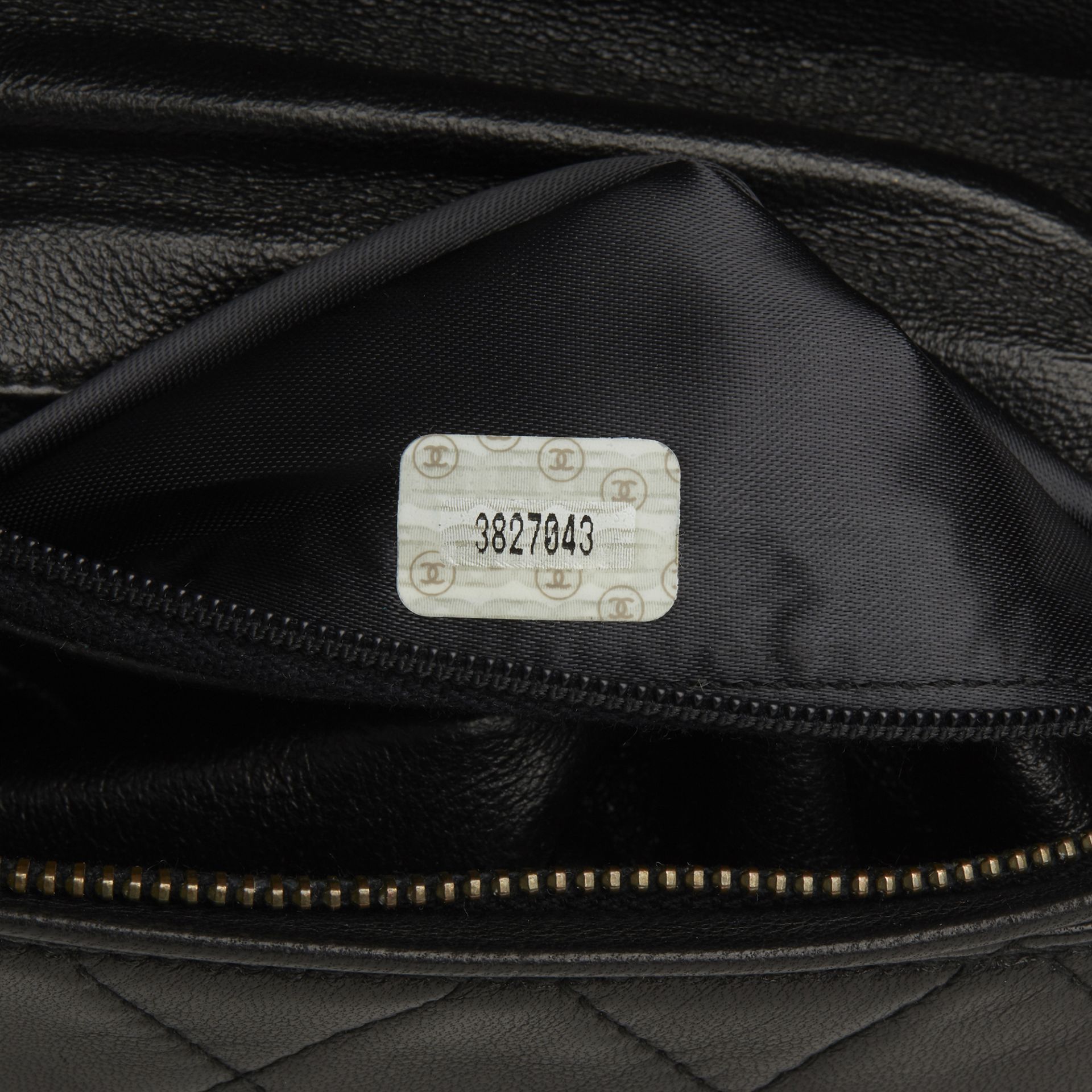 Chanel Black Quilted Lambskin Vintage Timeless Belt Bag - Image 5 of 12