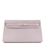 Hermès Lilac Box Nepal Leather Kelly Longue Clutch