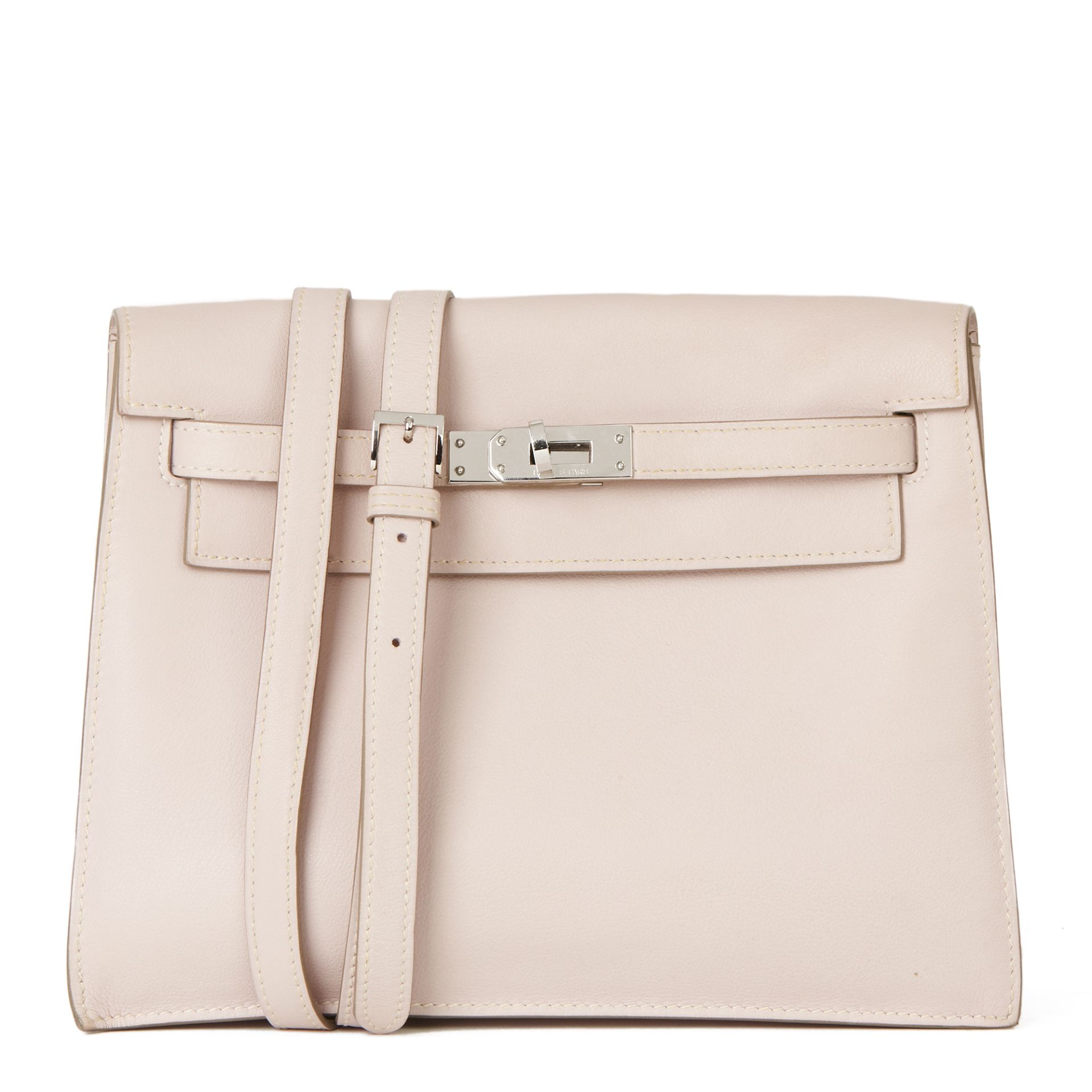 Hermès Rose Dragee Swift Leather Kelly Danse