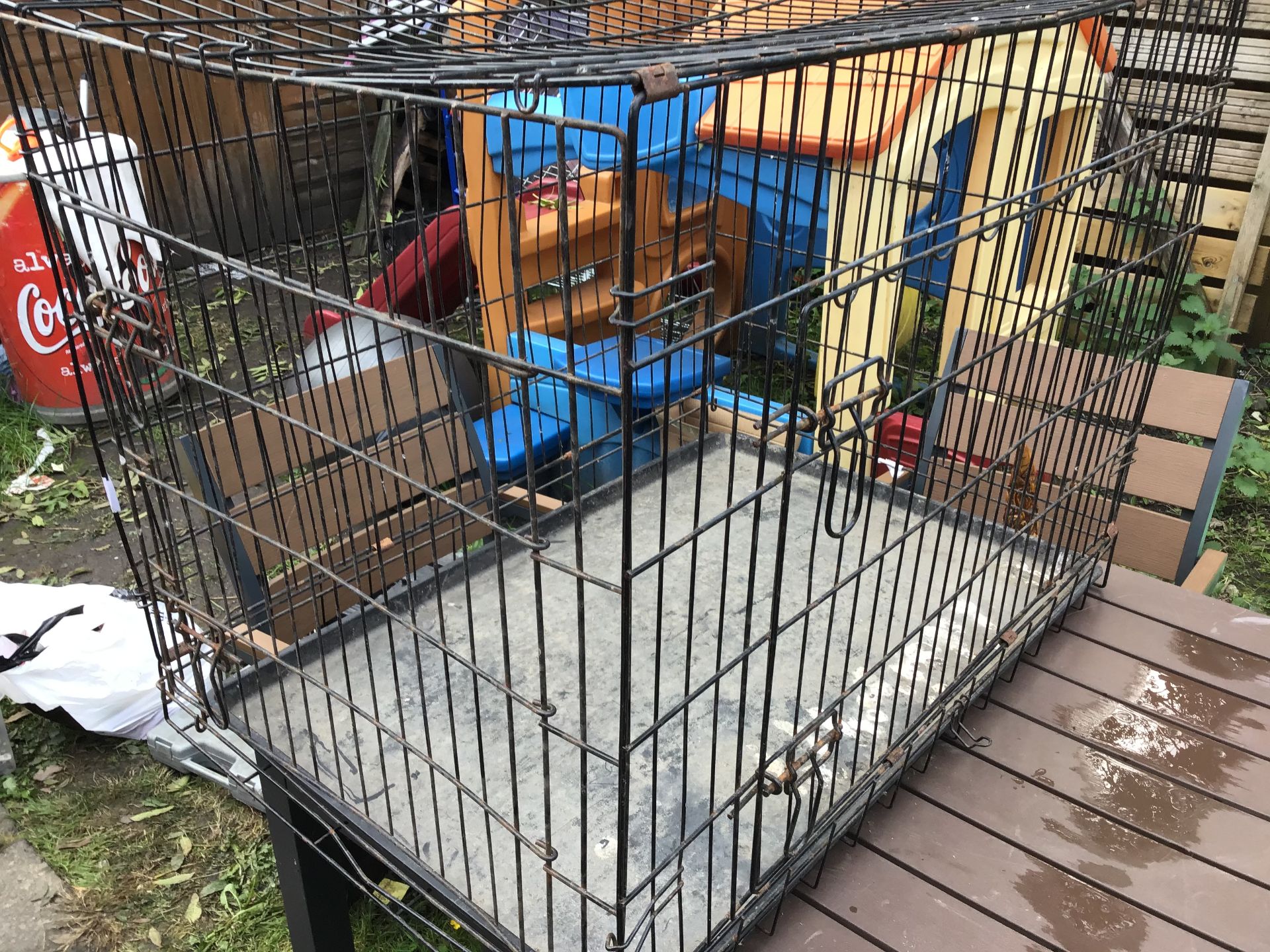 Large dog crate - Image 2 of 2