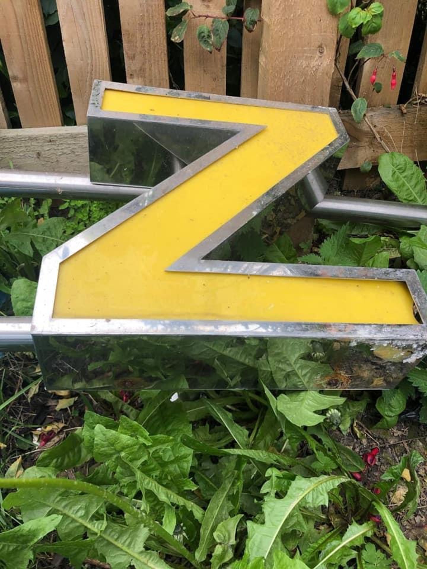 Restaurant galvanised sign with big letters - Image 4 of 5