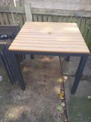 Commercial outdoor table