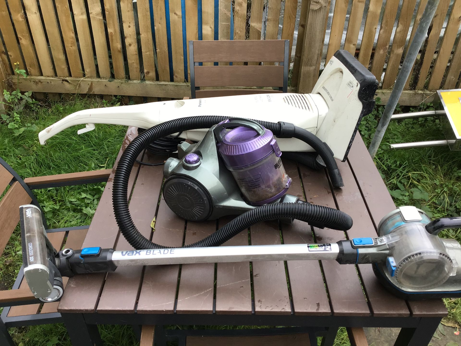 3 vacuum cleaners used