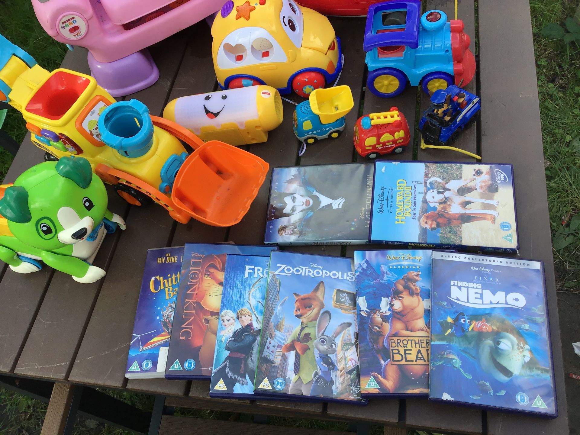 Disney dvd and fisher price toys ect - Image 2 of 2